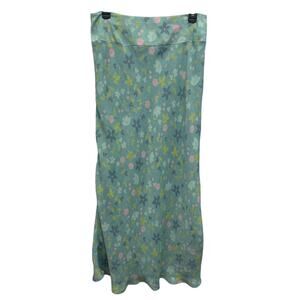 Sigrid Olsen Sport Womens Size 10 Long Cottage Core Floral Polyester Maxi Skirt